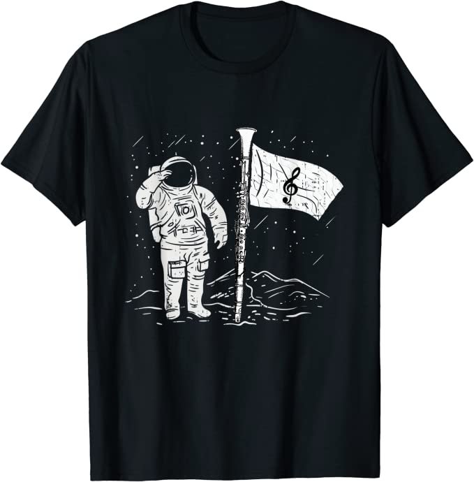 Camiseta clarinete espacio