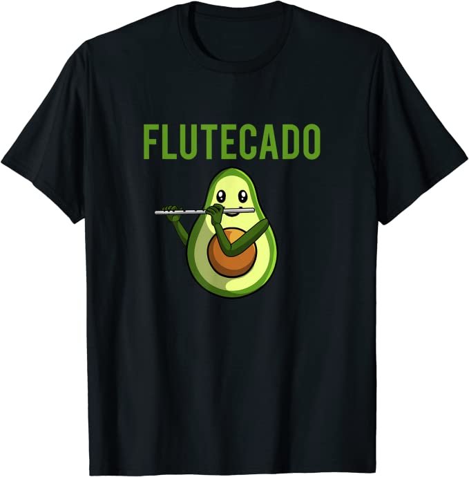 Camiseta flauta flutecado