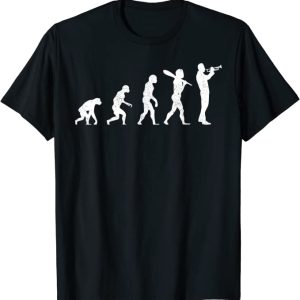 Camiseta trompeta evolution